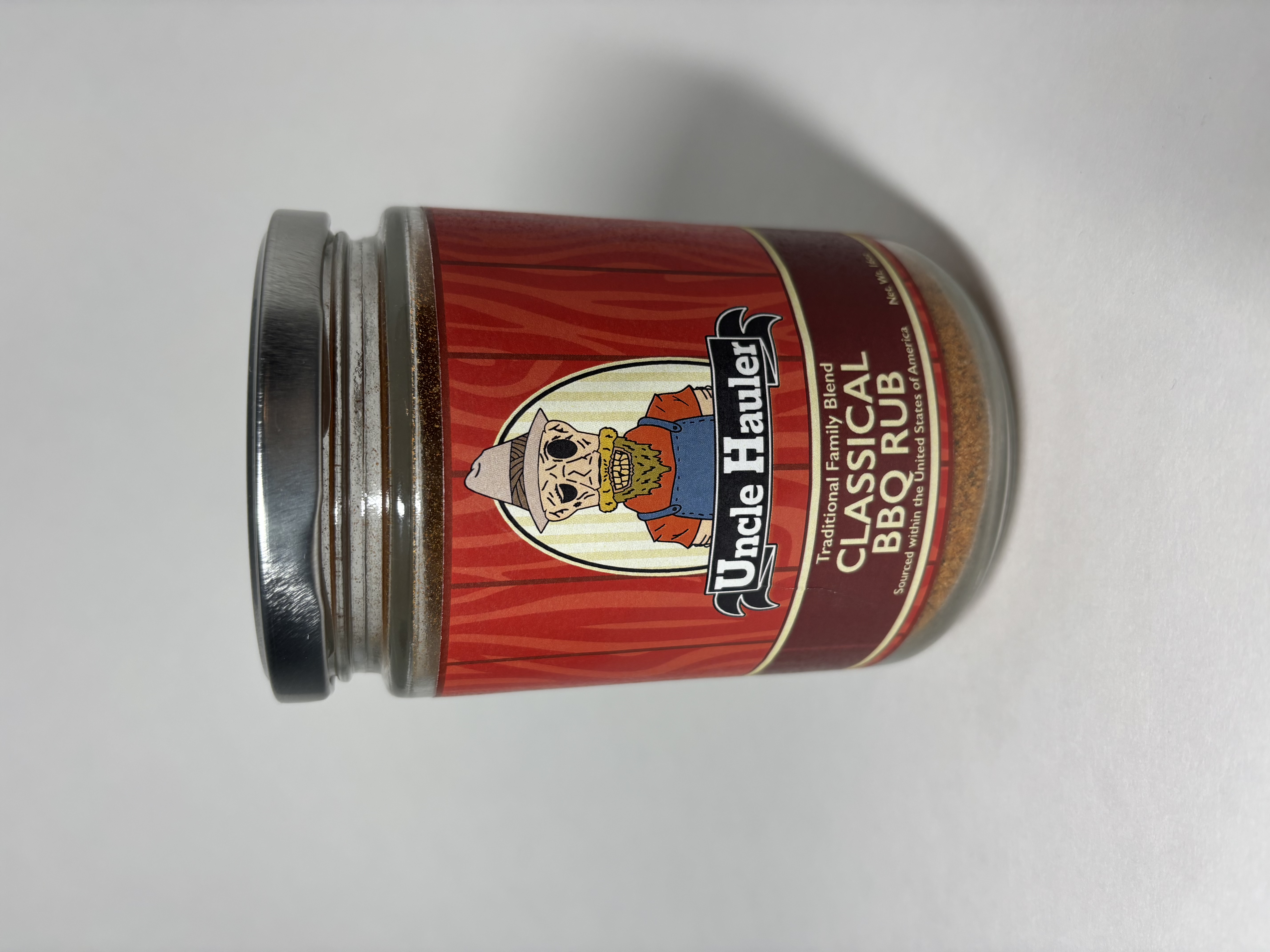 A Jar of Uncle Hauler's Classical BBQ Rub